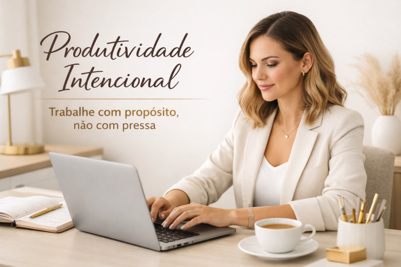 Produtividade Intencional: Como Produzir Mais Sem Viver Cansada
