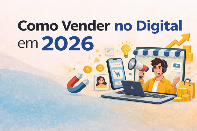 Como vender no digital em 2026: guia completo para iniciantes e empreendedores