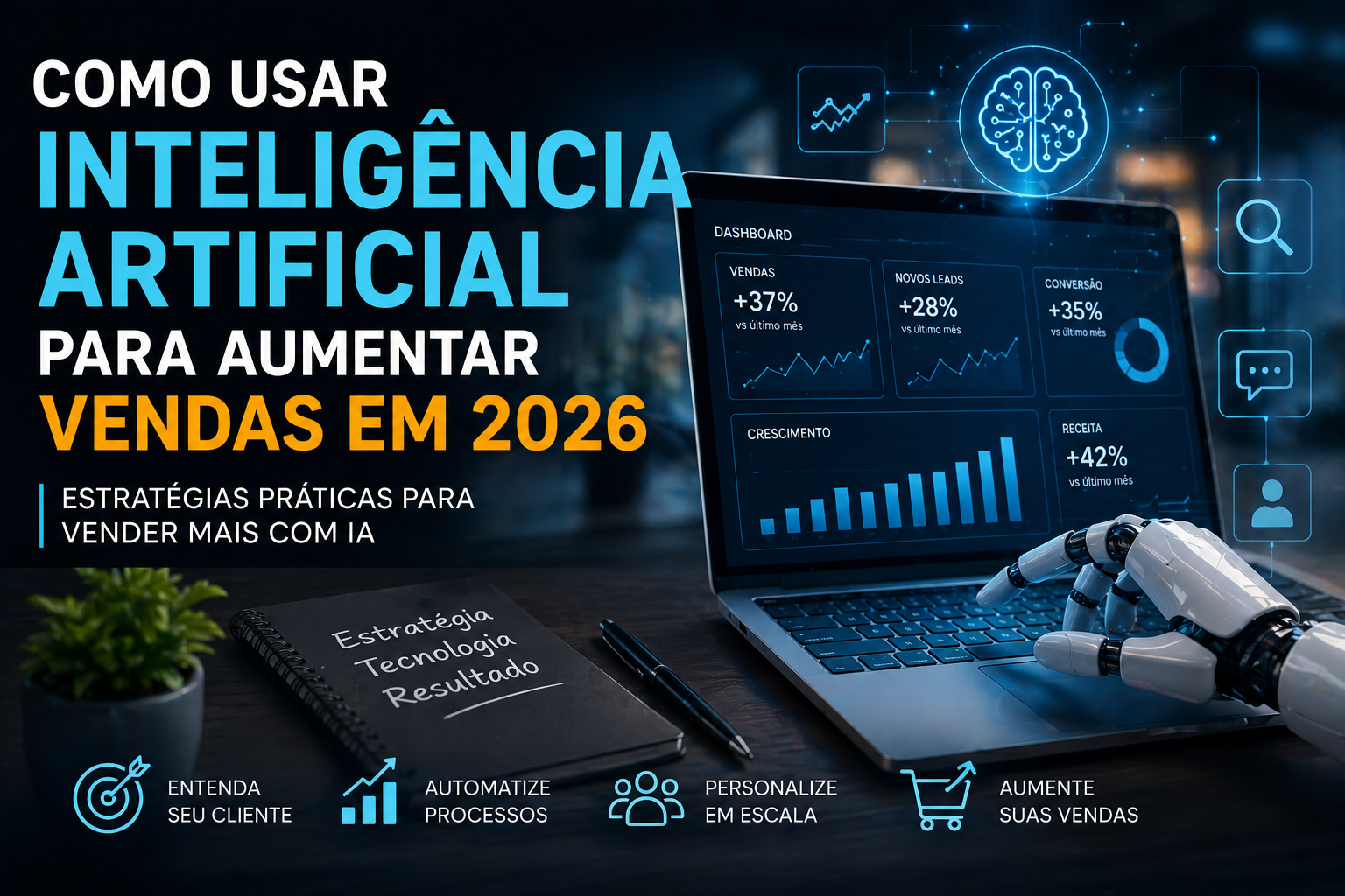 Como usar a inteligência artificial para aumentar as vendas