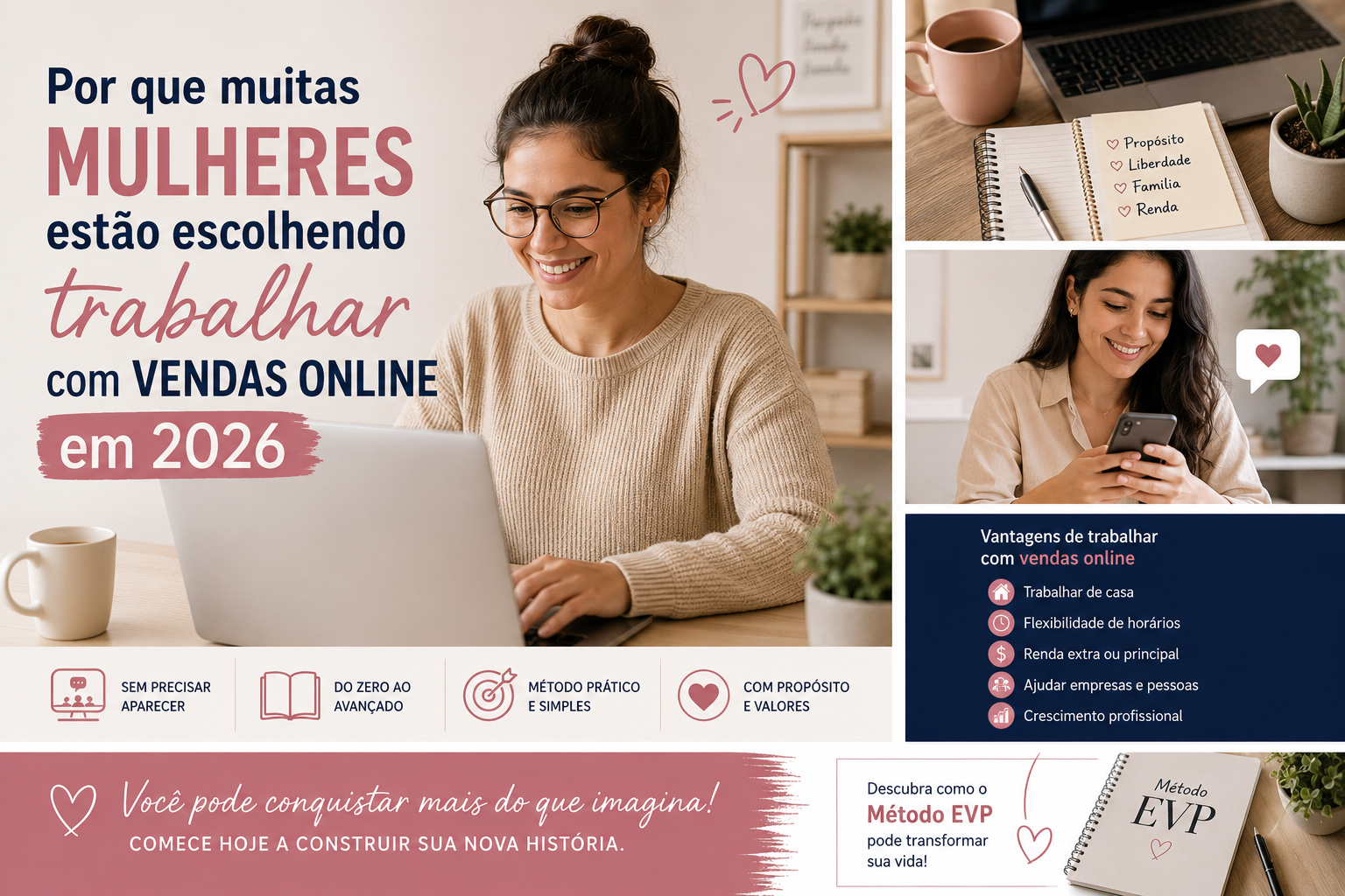 Por Que Muitas Mulheres Estão Escolhendo Trabalhar com Vendas Online em 2026