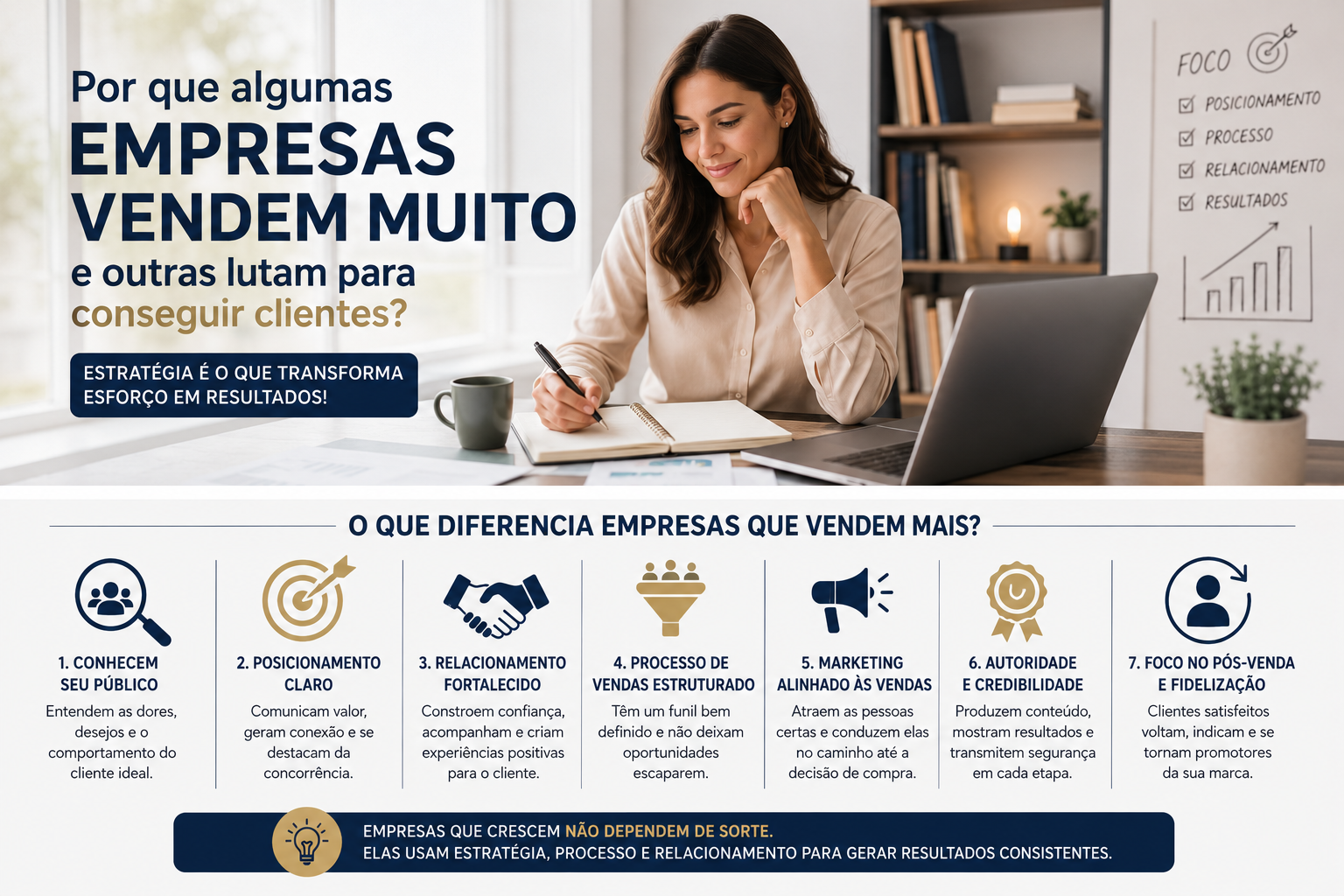 Por Que Algumas Empresas Vendem Muito e Outras Lutam Para Conseguir Clientes?