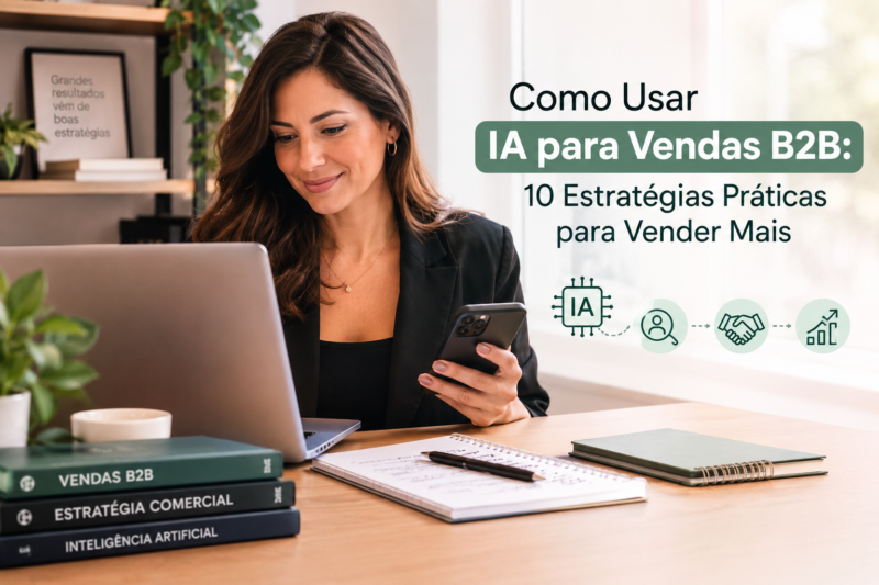 Como Usar IA para Vendas B2B: 10 Estratégias Práticas para Vender Mais